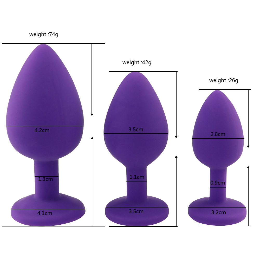 Silicone Anal Plug Silicone Anal Plug